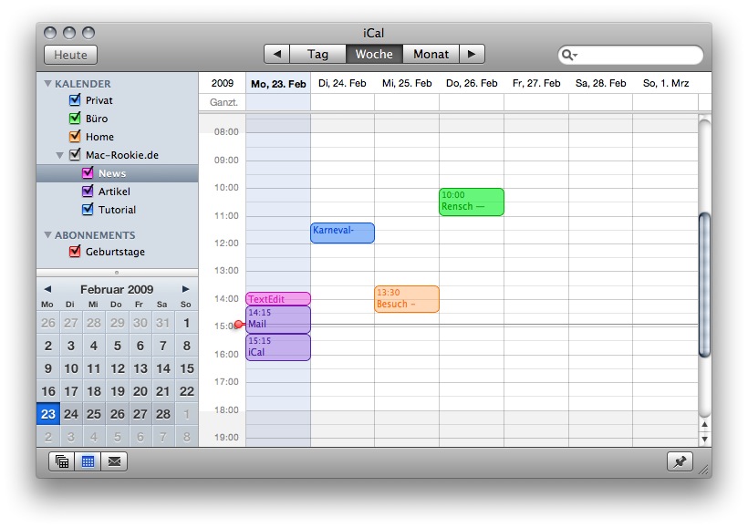 Kalender – iCal - MacEinsteiger.de