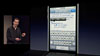 iPhone OS 3 - Durch einen Doppelklick erscheint der Dialog