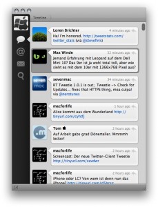 Tweetie - Applikation