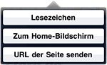 Apple iPad - Safari Bookmark zum Home-Bildschirm