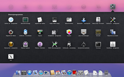 Mac OS X Lion - Launchpad Ordner
