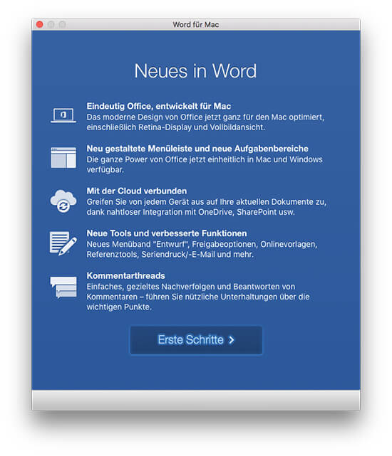 Microsoft Office 2016 - Neues in Word