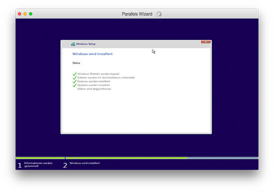 Parallels Desktop - Windows Setup