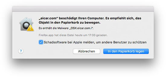 OS X Xprotect - Bekannte Malware
