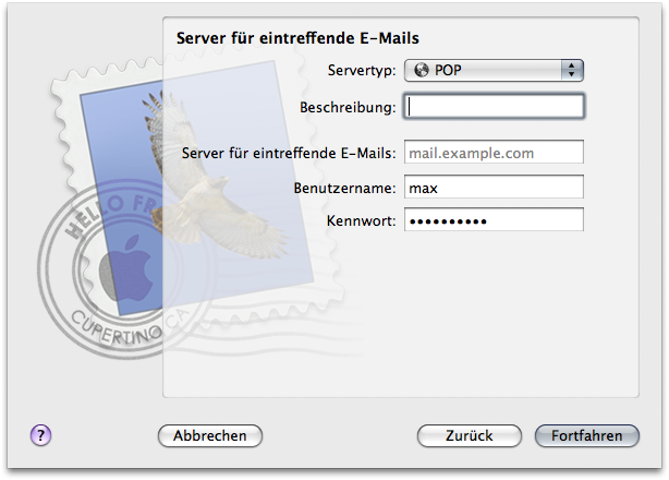 E Mail Konto In Apple Mail Maceinsteiger De