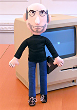 Steve Jobs Plüschpuppe