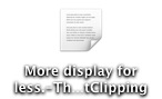 Mac OS - textClipping
