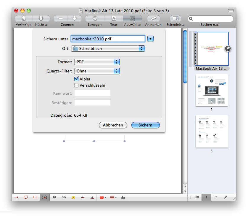 pdf datei seiten löschen mac