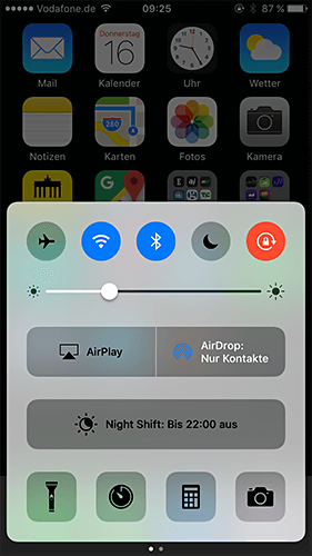 AirDrop am iPhone aktivieren