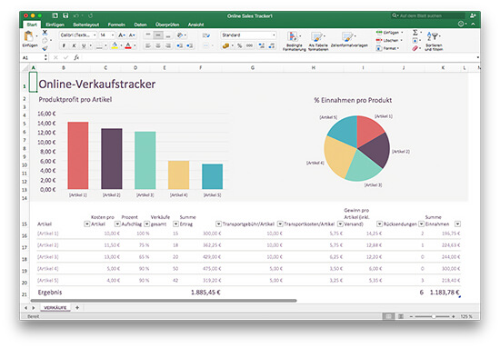 Microsoft Office 2016 - Excel für Mac