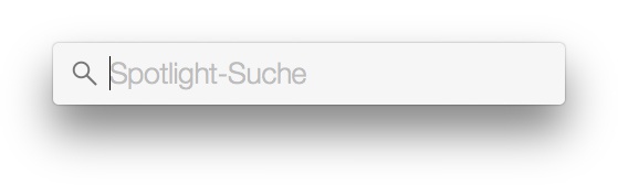 Mac OS Suche - Spotlight
